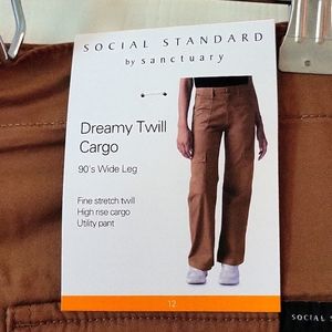 Social Standard Dreamy Twill Cargo Pants